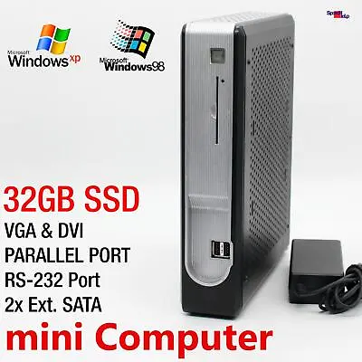 Nano Mini Computer PC For Windows XP Pro Dos Old Games Parallel Lpt 32GB SSD • £115.99