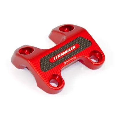 Ducabike Ducati Scrambler CNC Handlebar Clamp - Mach 2.0 - Red • $105.77