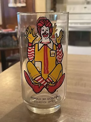 Vintage Ronald McDonald McDonald's Collector's Series Glass 1977 • $12.99
