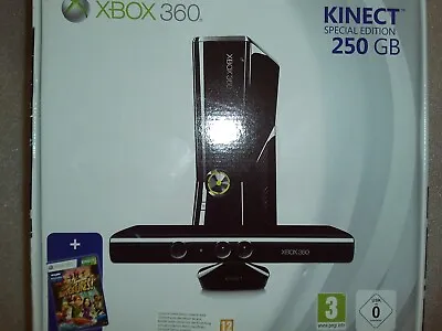 Microsoft Xbox 360 Kinect 250GB Glossy Black Console Special Editon • £110
