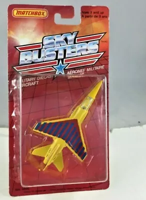 Matchbox Skybusters Military Aircraft Mirage 1989 Red & Yellow New In Blister Pk • $11.85