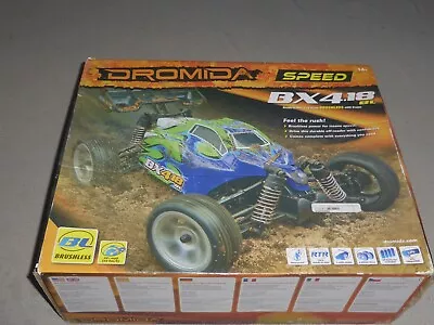 Dromida Bx4.18 4wd Buggy Rc Car Brushless 1/18 Scale W Remote & Box Blue Green   • $79.99