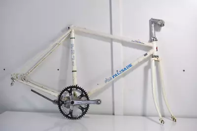 Vintage Fuji Palisade VaLITE Tubing Bike Frame Pearl White 19.375 In Frame • $119