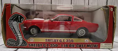 Shelby Collectibles 1/18 Diecast Red 1966 Shelby GT 350 Car - Damage PLS READ • $59.46