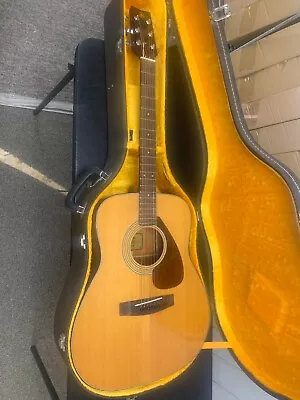 Vintage Yamaha FG-200 Acoustic Guitar W/Original Case. 1975 Ish. XLNT. Condition • $415