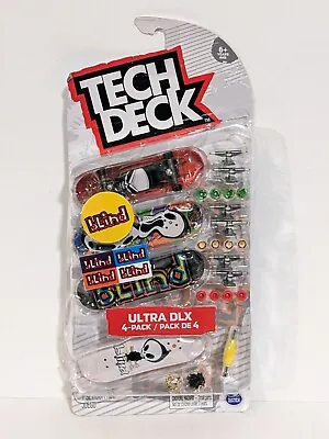 Tech Deck ULTRA DLX 4-Pack Blind Skateboards Trucks Wheels & Hardware  New READ • $29.99