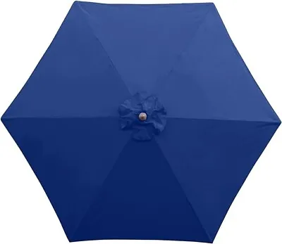 9ft 6 Ribs Patio Garden Market Replacement Umbrella Canopy - Navy (Canopy Only) • $38.50