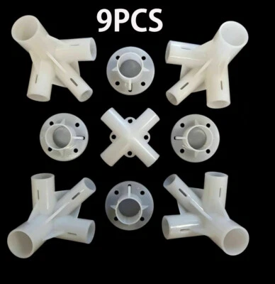 £12.66 • Buy 9Pcs 32/25/19mm Spare Parts For 3x3m Gazebo Awning Tent Feet Corner Connector
