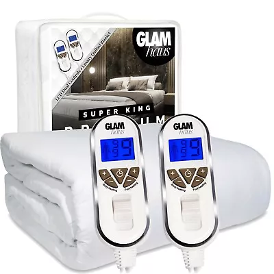 Electric Blanket Dual Control Mattress Under Single Double Super King Size Bed • £99.99
