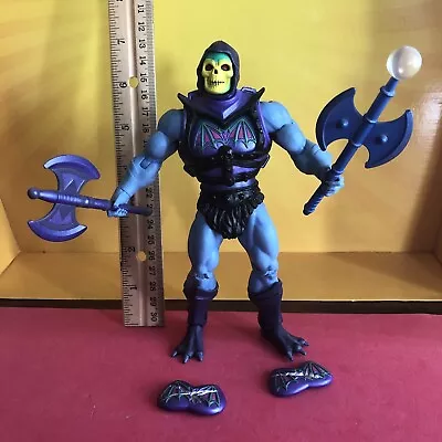 Motuc Mattel Masters Of The Universe Classics Battle Armor Skeletor With Extras • $26