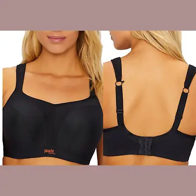 NEW Panache [ 38D US] Ultimate High Impact Underwire Sports Bra In Black #6161 • £34.05