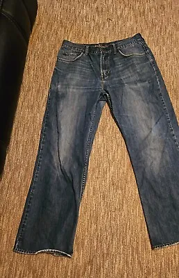 Vintage Bullhead Jeans 34x30 Baggy Wide Leg Denim 90s 10in Leg Opening • $50