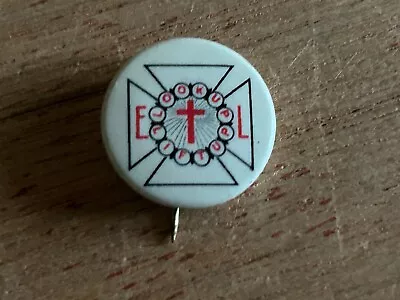 Epworth League Methodist Pinback Button Pin Badge Vintage Look Up Lift Up • $7.46