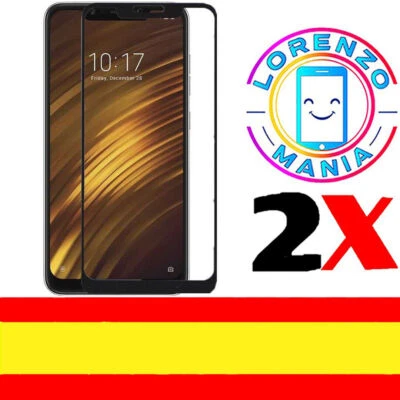 $9.76 • Buy 2 Full Tempered Glass Screen Protectors For Xiaomi Pocophone - Poco F1