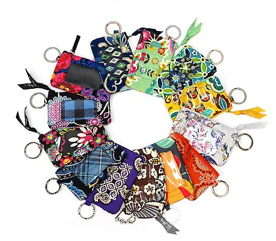 ❤️ VERA BRADLEY Zip ID & Keyring (Choose Pattern) • $3.99