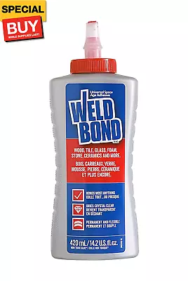 Multi-Surface Adhesive Glue Bonds Most Anything. Use As Wood Glue Or On Fabric  • $27.61