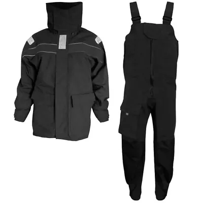 Maindeck Full Coastal Sailing Suit - Jacket & Trousers/Salopettes - Black Large • £179.99