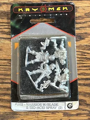 Grenadier KRYOMEK 25MM Fantasy Lead Model Figures #202 Warrior W/Blade RPG 1992 • $5.99