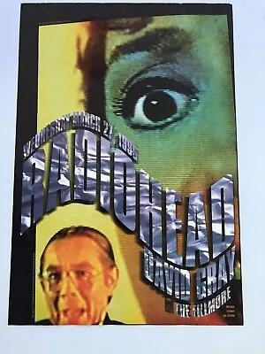$55.16 • Buy RADIOHEAD Original SAN Francisco Fillmore 1996 48 X 33 The Bends Concert Poster