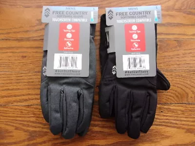 Free Country Men's Soft Shell Touchscreen Compatible Insulated Gloves - CHOICE • $17