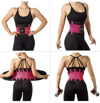 Jueachy Waist Trainer Belt For Women Breathable Waist Cincher Trimmer Body Sweat • £6.95