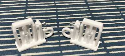 £9.99 • Buy Silent Gliss Genuine End Hook Caps  For 1080 Curtain Tracks X 2