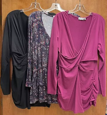 Lot Of Maternity Nursing Breastfeeding Tops Shirts Size XL & Plus XXL • $14.95