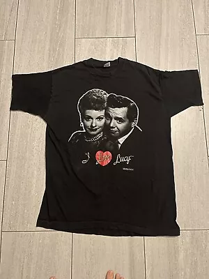 Vtg 1992 I Love Lucy TV Show CBS Graphic T-shirt Xl Fruit Of The Loom USA • $25