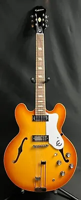 Epiphone Riviera Semi-Hollow Electric Guitar Royal Tan Finish W/ OHSC • $499.95