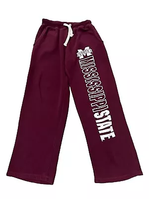 Maroon & C0 Red Mississippi State Sweatpants M 30L Football Athletic  • $6.49