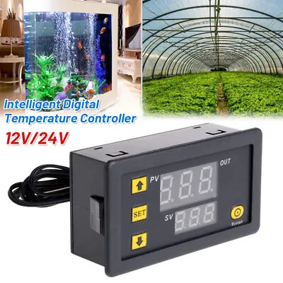$13.45 • Buy Intelligent Digital Temperature Controller Thermostat Temp Control Switch 12/24V