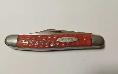 Vintage ''case Xx 6347 Hp'' Three Blade Red Bone Pocket Knife • $50