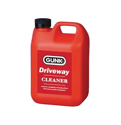 Gunk Driveway Cleaner Oil Stain Remover Garage Floor Paths Patio Cleanse 2 Ltr • £10.49