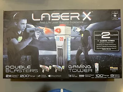 Laser X Real Life Laser Gaming Experience - 2 Blasters + Gaming Tower • $18