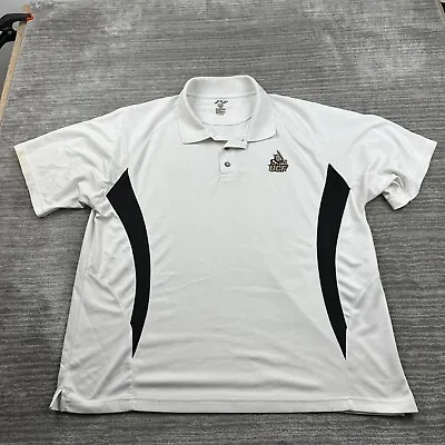 UCF Knights Polo Shirt Mens XL Extra Large White Black Collegiate Football Adult • $11.40