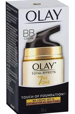 2-Pack Olay Total Effects Touch Of Foundation Moisturiser 50g • $64.98