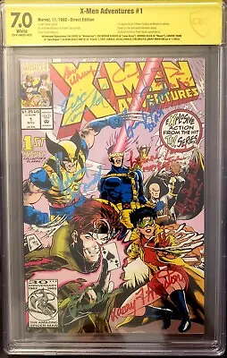 X-MEN ADVENTURES #1 - CBCS 7.0 - 9x Signed By Voice Cast! 1ST App Of MORPH  • £542.36