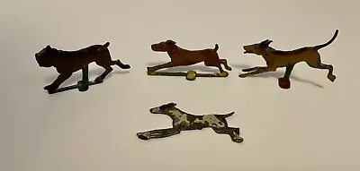 Antique | Vintage | Dogs | Metal | Toys | Flat | Greyhound | Hound | Hunt • $12.42