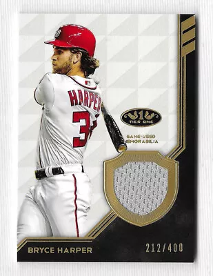 🌟🦄 *BRYCE HARPER 212/400* Game-Used 2018 Topps #T1R-BH | MINT Tier One RELIC • $18.95