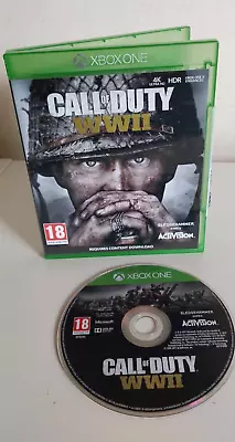 Call Of Duty: WWII (Microsoft Xbox One 2017) FREE UK POST • £7