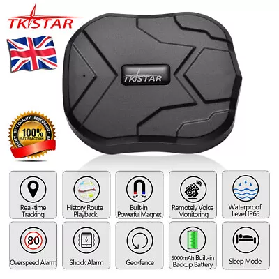 TK905 GPS Tracker Magnetic Wireless Car Van Caravan Vehicle Mini Tracking Device • £47.98