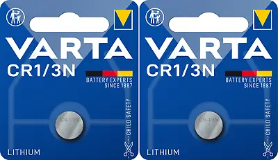 2 X VARTA CR1/3N 1/3N 3V Lithium Battery DL1/3N 2L76 CR11108 JAPAN LONG EXPIRY • £7.39
