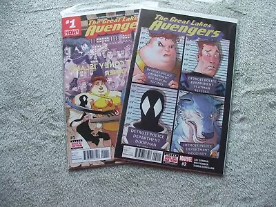 Marvel Comics Lot Of 2 Great Lakes Avengers Books. 1 2 • £8.10