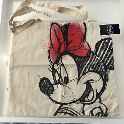 Disney Minnie Mouse Canvas Tote Bag. Reusable Shopping Bag • £1