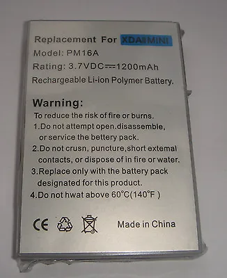 Battery PM16A FA834AA #AC3 3.7V For I-Mate PM10A Mda Compact II T-Mobile • £22.50