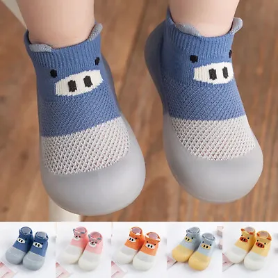 £4.96 • Buy Newborn Summer Baby Shoes Toddler Cotton Soft Non-Slip Slippers Socks Sandals UK