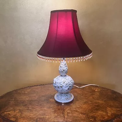 Vintage Italian R Capodimonte Porcelain Table Lamp • $595