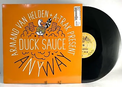 ARMAND VAN HELDEN A-TRAK DUCK SAUCE ANYWAY 2009 EP Vinyl Record UK House 1-Sided • $57