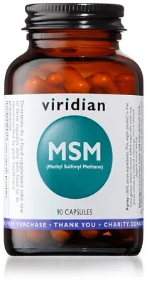 Viridian MSM (Methyl Sulfonyl Methane) Capsules 90 • £15.19