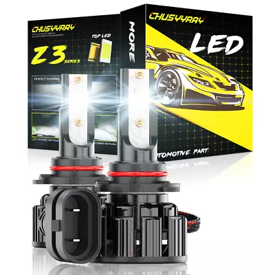 6000K 9012 HIR2 LED Headlight Bulbs For 2013-2015 Dodge Dart SXT Sedan 4-Door • $23.99